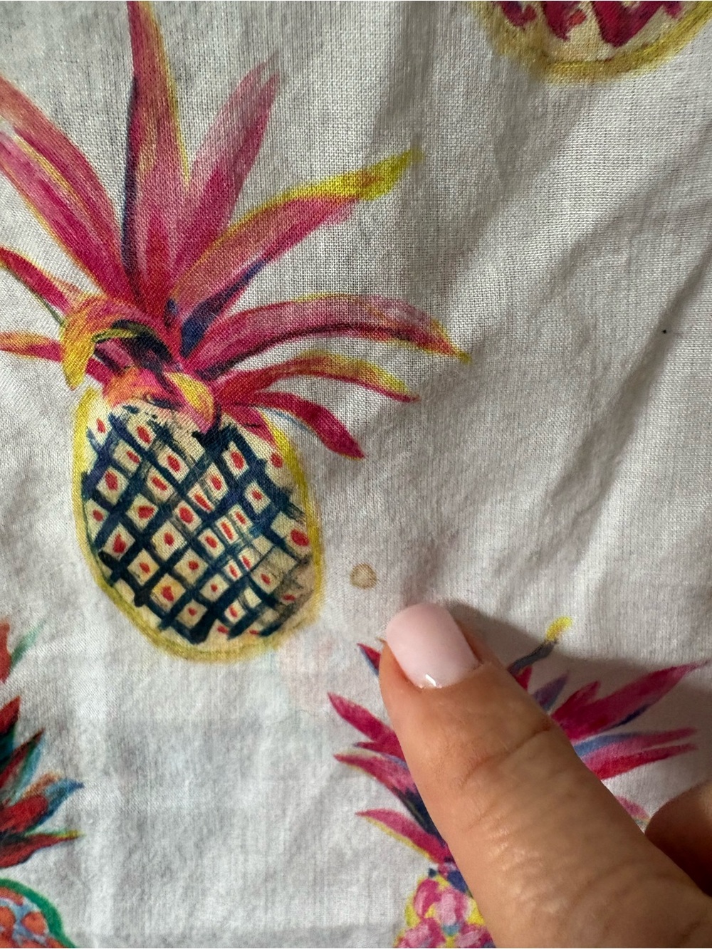 J Crew Pineapple Popover Top - Picture 9 of 9